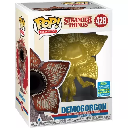 Funko Pop! Demogorgon #428 Gold Stranger Things Television Box