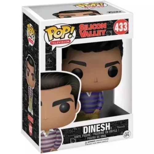 Funko Pop! Dinesh #433 Silicon Valley Television Vinyl Figure Box