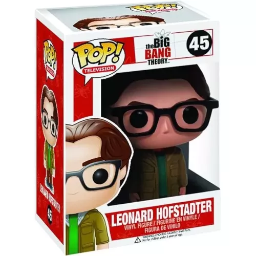 Funko Pop! Leonard Hofstadter #45 The Big Bang Theory Box