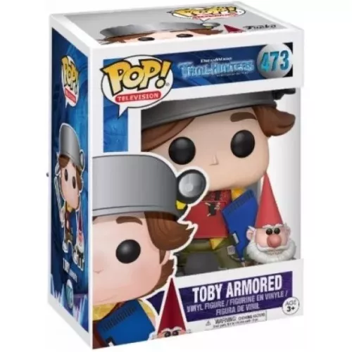 Funko Pop! Toby Armored #473 Dreamworks Trollhunters from Guillermo del Toro Box