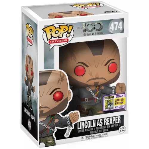 Funko Pop! Lincoln as Reaper #474 The 100 Life is a Fight Box
