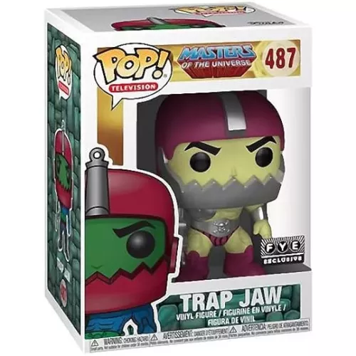 Funko Pop! Trap Jaw #487 Comic Masters of the Universe Box