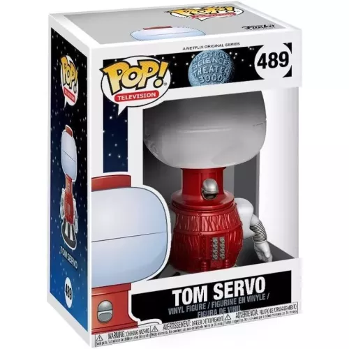 Funko Pop! Tom Servo #489 A Netflix Original Series Mystery Science Theater 3000 Box