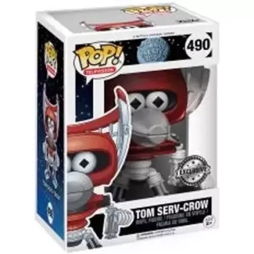 Funko Pop! Tom Serv-Crow #490 A Netflix Original Series Mystery Science Theater 3000 Box