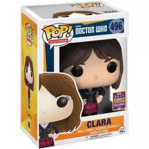 Funko Pop! Clara #496 BBC Doctor Who Television Vinyl Figure Box
