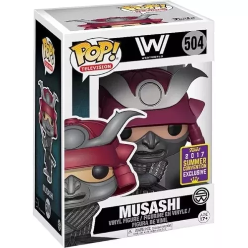 Funko Pop! Musashi #504 Westworld Television Vinyl Figure Box