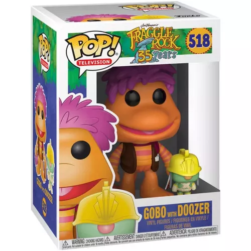 Funko Pop! Gobo with Doozer #518 Jim Henson's Fraggle Rock 35 Years Box