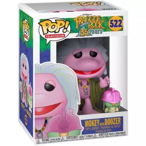 Funko Pop! Mokey with Doozer #522 Jim Henson's Fraggle Rock 35 Years Box