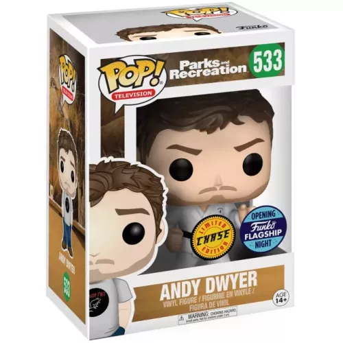 Funko Pop! Andy Dwyer #533 Johnny Karate Chase Parks and Recreation Box