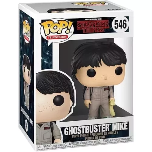 Funko Pop! Ghostbuster Mike #546 A Netflix Original Series Stranger Things Box