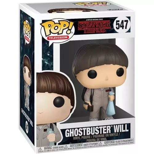 Funko Pop! Ghostbuster Will #547 A Netflix Original Series Stranger Things Box