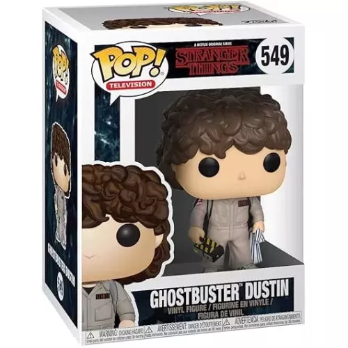 Funko Pop! Ghostbuster Dustin #549 A Netflix Original Series Stranger Things Box