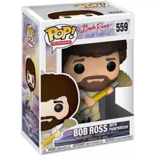 Bob Ross with Paintbrush