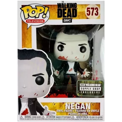 Funko Pop! Negan #573 Bloody Black and White The Walking Dead AMC Box