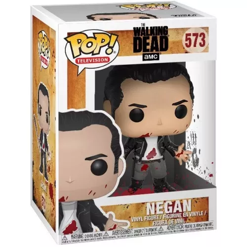 Funko Pop! Negan #573 Bloody The Walking Dead AMC Television Box