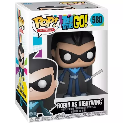 Funko Pop! Robin as Nightwing #580 Teen Titans Go! Box