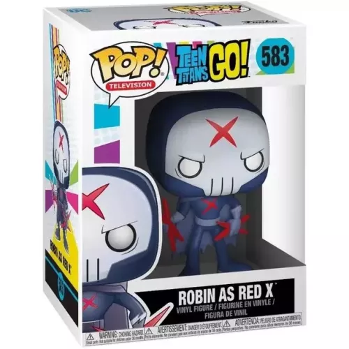 Funko Pop! Robin as Red X #583 Teen Titans Go! Television Box