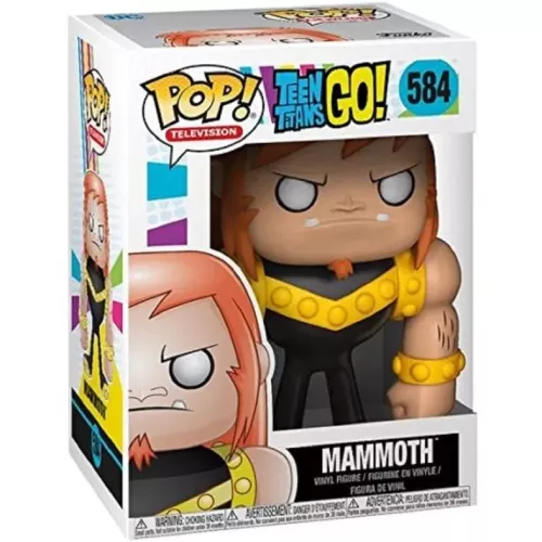 Funko Pop! Mammoth #584 Teen Titans Go! Television Box