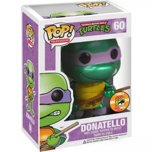 Funko Pop! Donatello #60 Metallic Nickelodeon Teenage Mutant Ninja Turtles Box