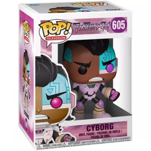 Funko Pop! Cyborg #605 Teen Titans Go! Night Begins to Shine Box