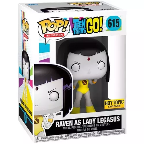 Funko Pop! Raven as Lady Legasus #615 Teen Titans Go! Box