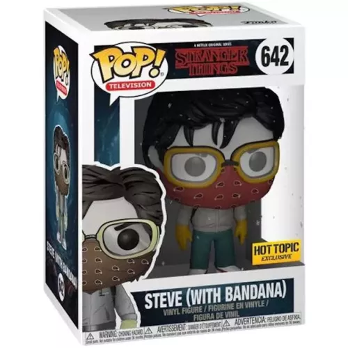 Funko Pop! Steve (with Bandana) #642 A Netflix Original Series Stranger Things Box