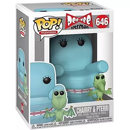 Funko Pop! Chairry & Pterri #646 Pee-wee Herman Television Box
