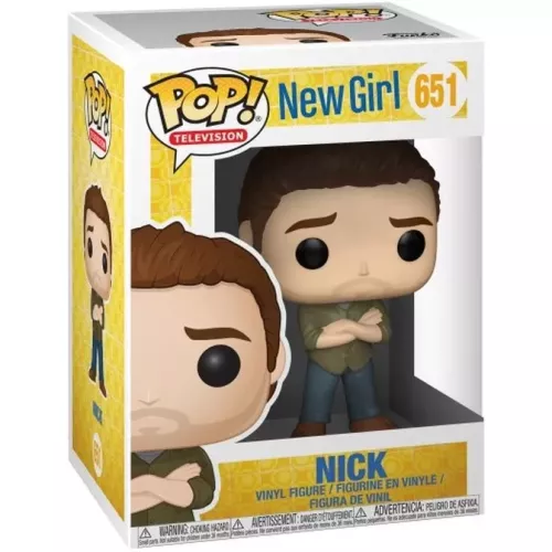 Funko Pop! Nick #651 New Girl Television Vinyl Figure Box