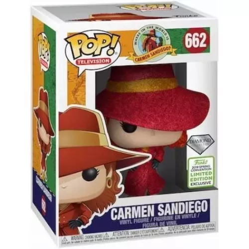Funko Pop! Carmen Sandiego #662 Diamond Collection Box