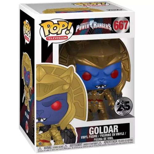 Funko Pop! Goldar #667 Saban's Power Rangers Television Box