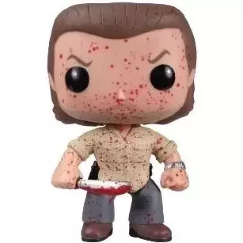 Funko Pop! Rick Grimes Prison Yard #67 Bloody AMC The Walking Dead
