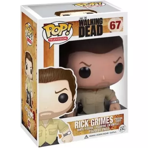 Funko Pop! Rick Grimes Prison Yard #67 AMC The Walking Dead Box