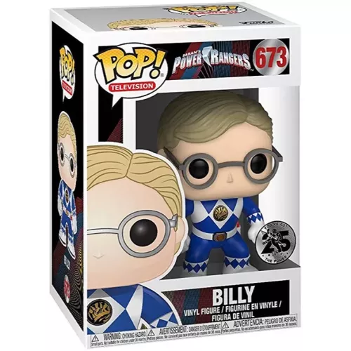 Funko Pop! Billy #673 Unmasked Saban's Power Rangers Box