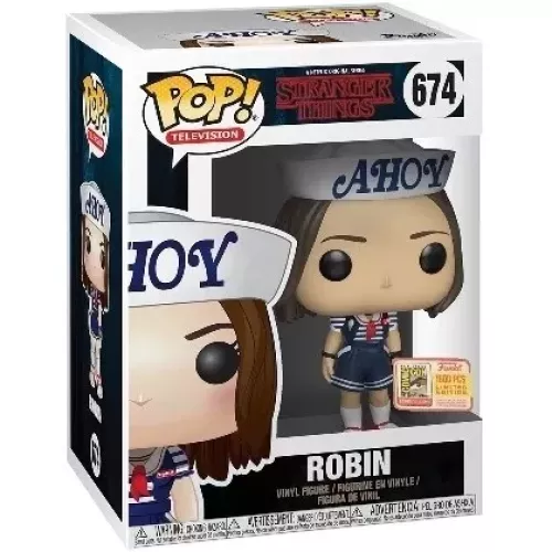 Funko Pop! Robin #674 Scoops Ahoy A Netflix Original Series Stranger Things Box