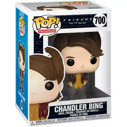 Funko Pop! Chandler Bing #700 80s Friends The TV Series Box