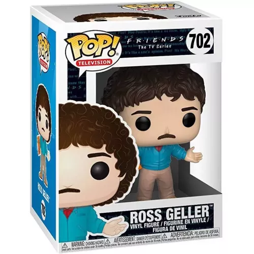 Funko Pop! Ross Geller #702 80s Friends The TV Series Box