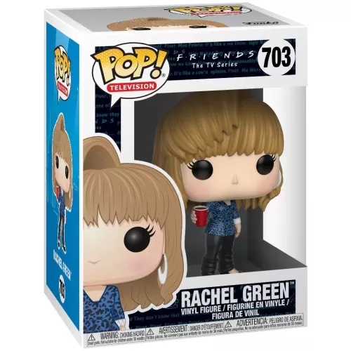 Funko Pop! Rachel Green #703 80s Friends The TV Series Box