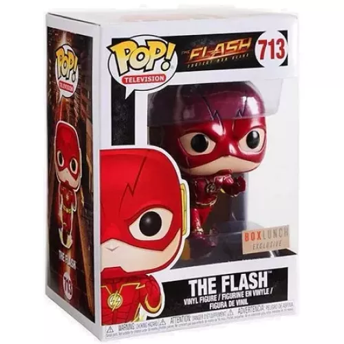 Funko Pop! The Flash #713 Metallic The Flash Fastest Man Alive Box