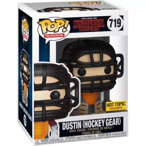 Funko Pop! Dustin (Hockey Gear) #719 A Netflix Original Series Stranger Things Box