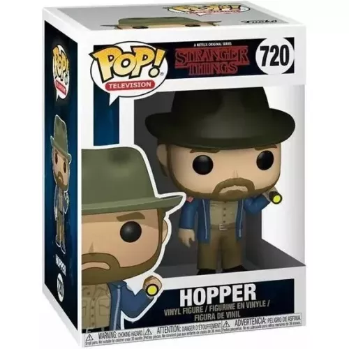 Funko Pop! Hopper #720 A Netflix Original Series Stranger Things Box