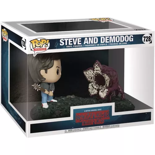 Funko Pop! Steve and Demodog #728 A Netflix Original Series Stranger Things Box