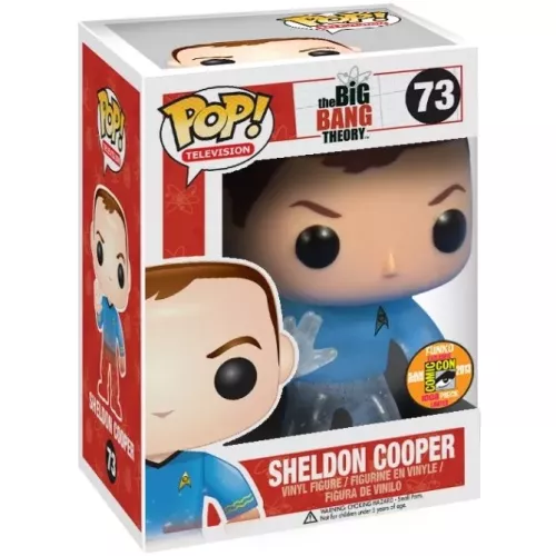 Funko Pop! Sheldon Cooper #73 SDCC The Big Bang Theory Box
