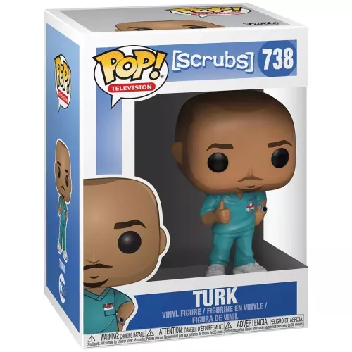Funko Pop! Turk #738 [Scrubs] Television Vinyl Figure Box