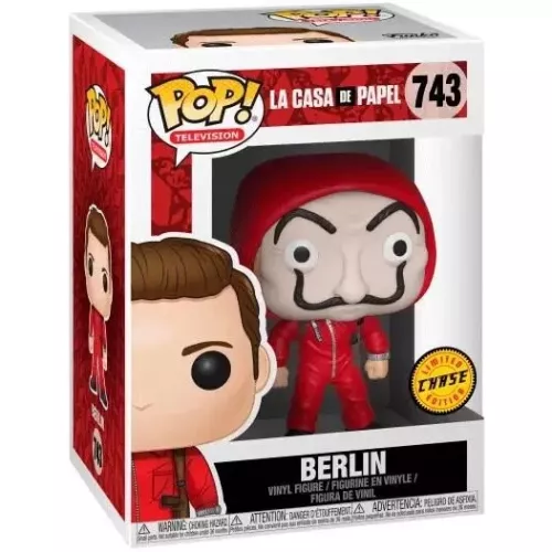 Funko Pop! Berlin #743 Masked Chase La Casa de Papel Box