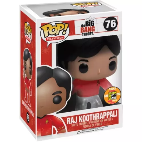 Funko Pop! Raj Koothrappali #76 SDCC The Big Bang Theory Box