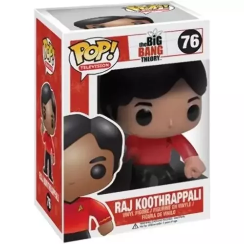 Funko Pop! Raj Koothrappali #76 The Big Bang Theory Box