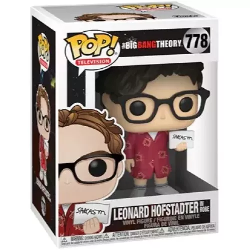 Funko Pop! Leonard Hofstadter in Robe #778 The Big Bang Theory Box