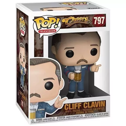 Funko Pop! Cliff Clavin #797 Cheers Television Vinyl Figure Box