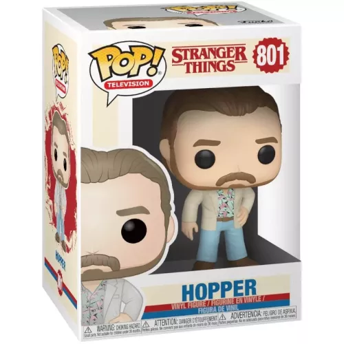 Funko Pop! Hopper #801 Date Night Stranger Things Television Box