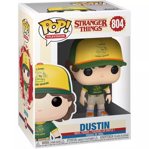 Funko Pop! Dustin #804 Stranger Things Television Vinyl Figure Box
